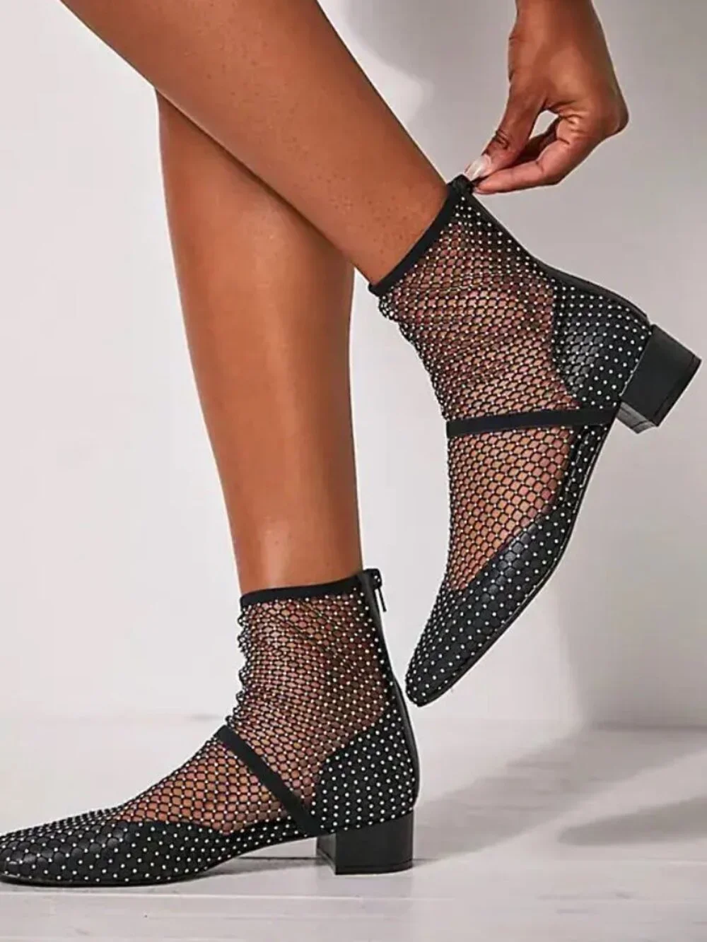 Jeffrey Campbell Magic Hour Mesh Heels, Size 6.5